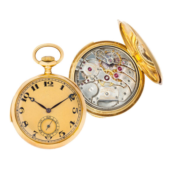 Swiss 18 carat gold minute repeating pocket watch Circa 1915 Swiss 18 carat gold minute repeating pocket watch Circa 1915