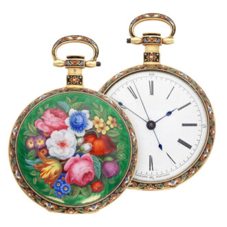 Swiss gold and enamel watch for the Chinese market Circa 1825