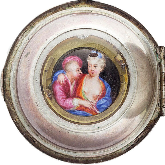 Early English silver pair cased verge pocket watch Circa 1700 Early English silver pair cased verge pocket watch Circa 1700
