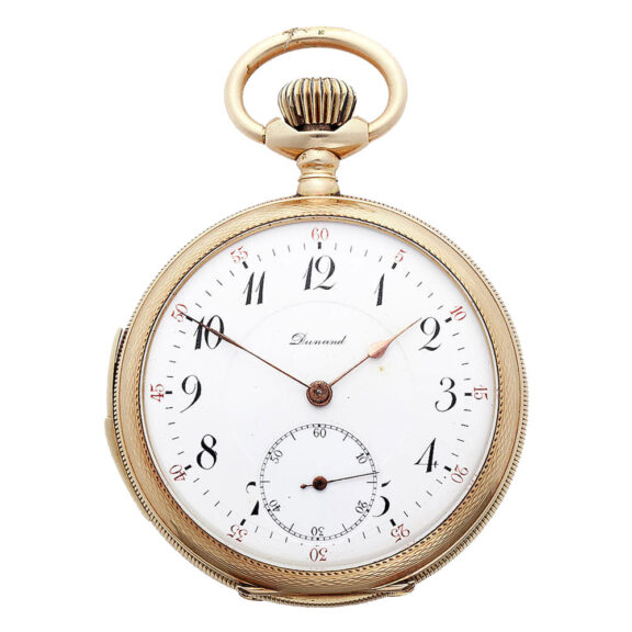 Swiss 14K gold quarter repeating pocket watch Circa 1900