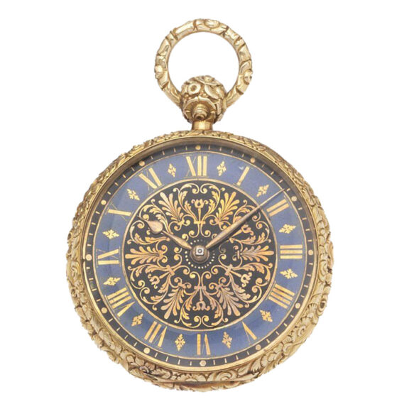 English gold and unusual watch with Massey lever Circa 1826