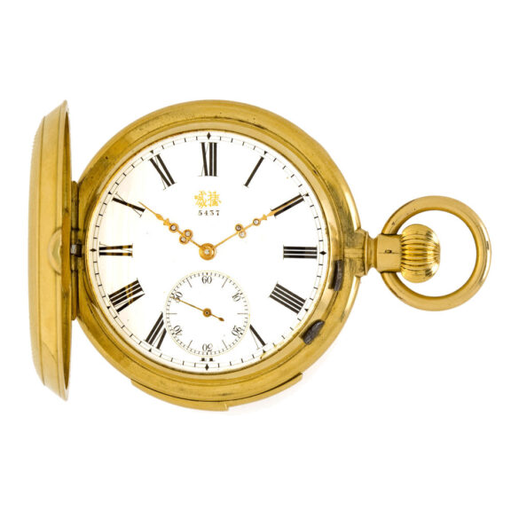 Swiss 18 carat gold minute repeating pocket watch Circa 1900