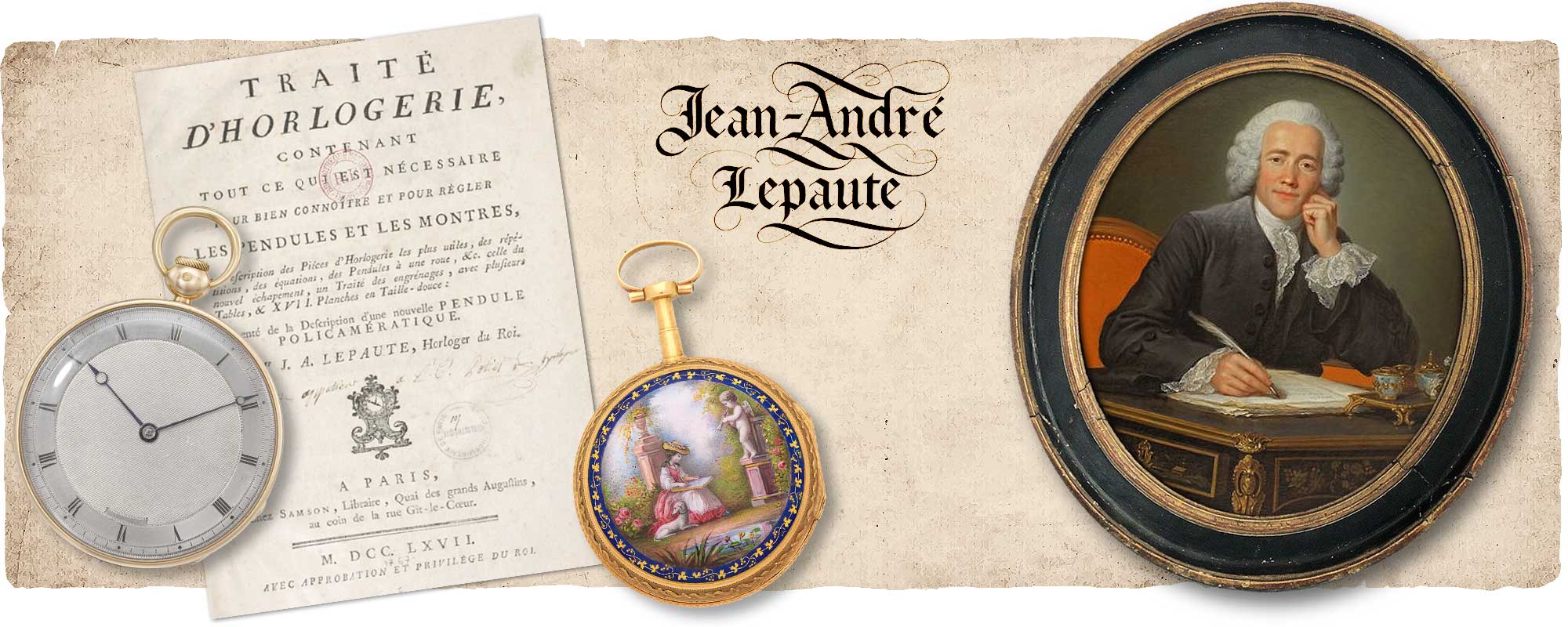 Jean-André Lepaute was a renowned French clockmaker.
