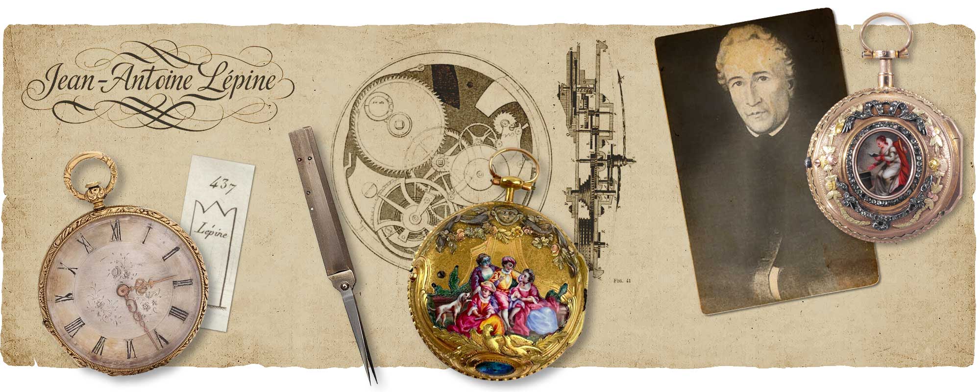 Jean-Antoine Lépine was an influential watchmaker.