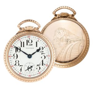 American 10 carat gold railroader's pocket watch Circa 1928