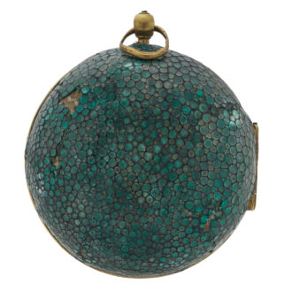 French single-handed Oignon in a shagreen case Circa 1690