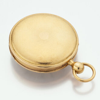 French gold quarter repeater with guilloché dial Circa 1820