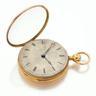 French gold quarter repeater with guilloché dial Circa 1820