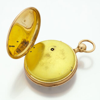 French gold quarter repeater with guilloché dial Circa 1820