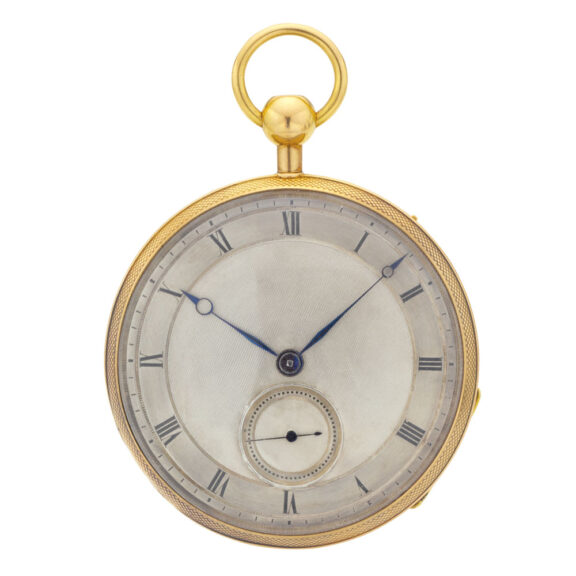 Fine gold French quarter repeating cylinder watch Circa 1820 Fine gold French quarter repeating cylinder watch Circa 1820