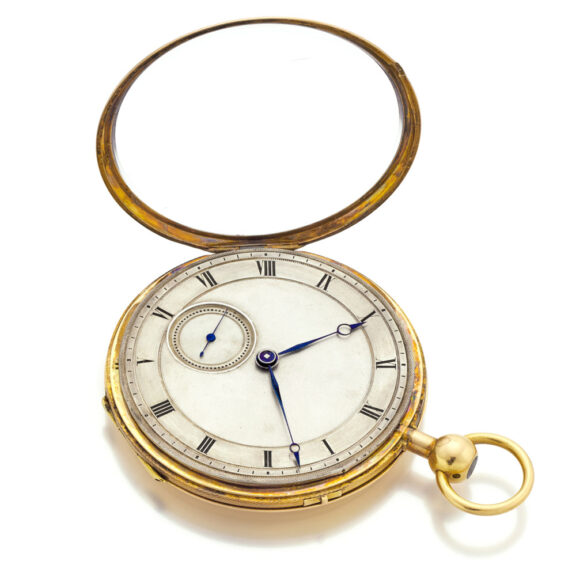 Fine gold French quarter repeating cylinder watch Circa 1820 Fine gold French quarter repeating cylinder watch Circa 1820