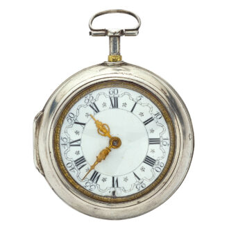 Dutch fine silver quarter repeating verge watch Circa 1720