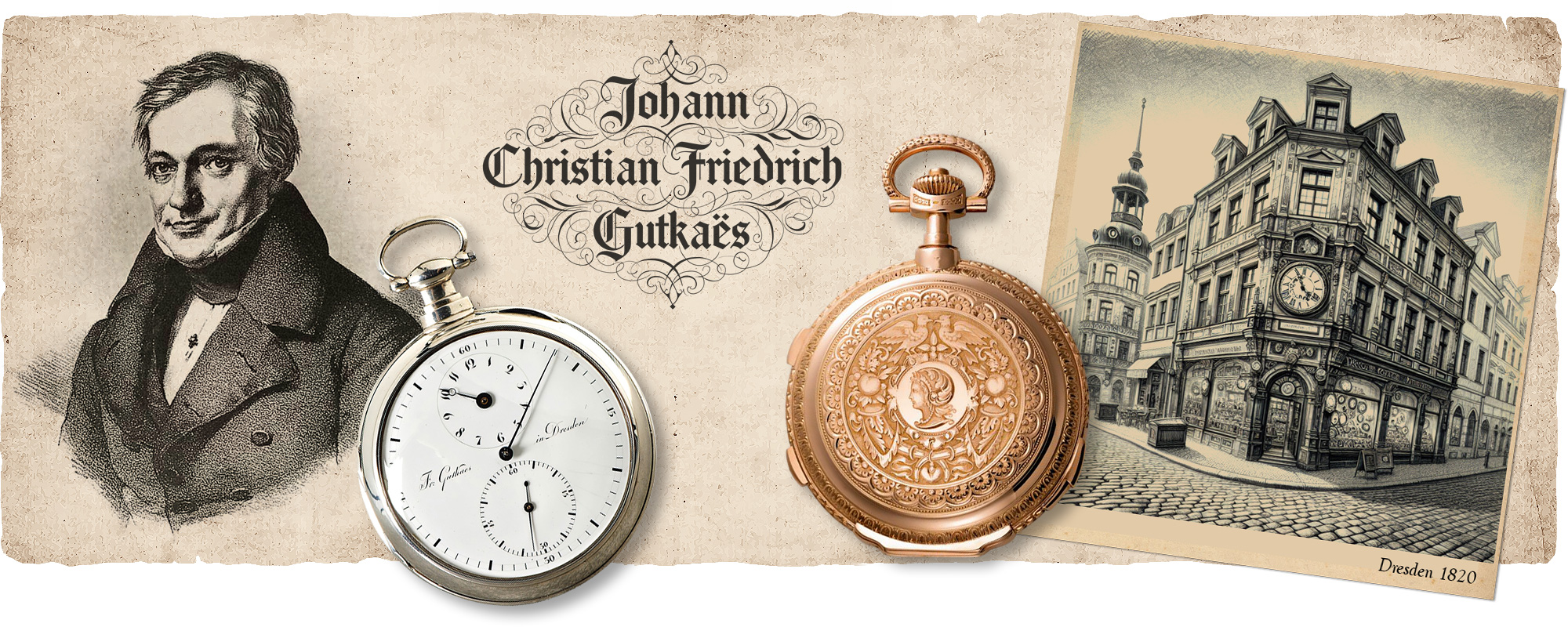 German clockmaker Johann Christian Friedrich Gutkaes