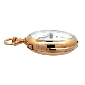 Swiss 18K pink gold split seconds chronograph Circa 1894 Swiss 18K pink gold split seconds chronograph Circa 1894