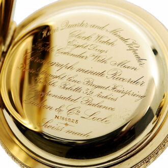 Swiss gold complicated repeating chronograph Circa 1900