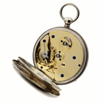 German Glashuette watch with 24 hour indicator Circa 1865