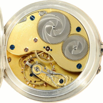 German silver Glashütte Ankerchronometer watch Circa 1900