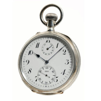 German silver Glashütte Ankerchronometer watch Circa 1900