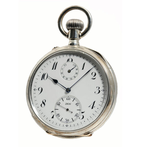 German silver Glashütte Ankerchronometer watch Circa 1900