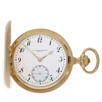 Swiss gold observatory chronometer pocket watch Circa 1905