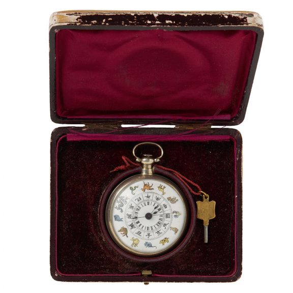 Swiss center seconds duplex for the Chinese market Circa 1840 Swiss center seconds duplex for the Chinese market Circa 1840