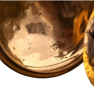 French 18K gold à toc et à tact pocket watch in four shades Circa 1800