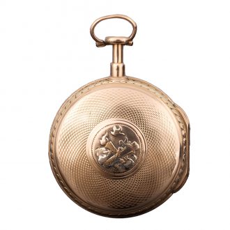 French 18K gold à toc et à tact pocket watch in four shades Circa 1800