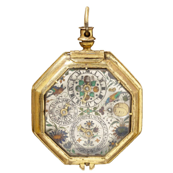 Engraved and gilt brass watch Circa 1600 Engraved and gilt brass watch Circa 1600
