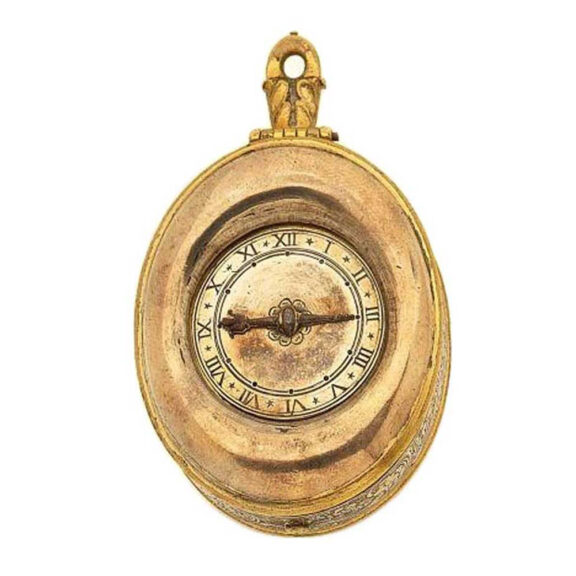 Front Ch. Desreu, Nancy F. An early oval watch Circa1610