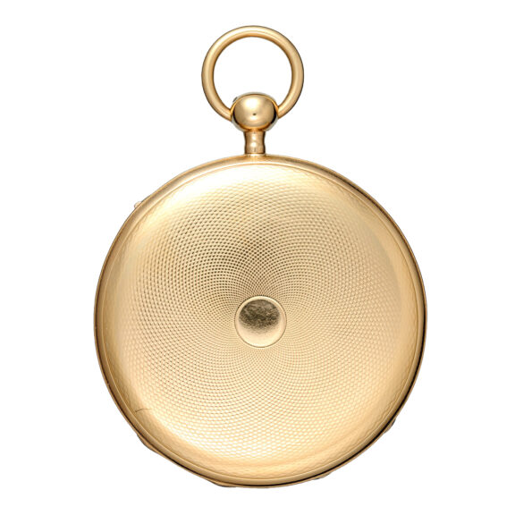 French quarter repeating cylinder in gold open face case circa 1830 French quarter repeating cylinder in gold open face case circa 1830