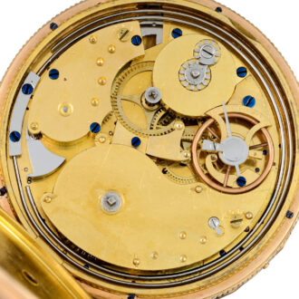 Swiss quarter repeating musical cylinder watch Circa 1830