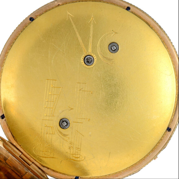 Swiss quarter repeating musical cylinder watch Circa 1830 Swiss quarter repeating musical cylinder watch Circa 1830