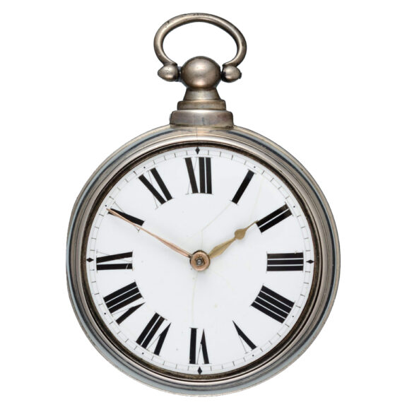 An English verge in silver pair cases 1832