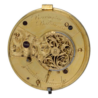 An English verge in silver pair cases 1832