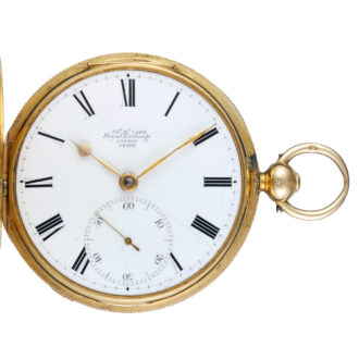 English gold Savage two-pin lever pocket watch Circa 1833 English gold Savage two-pin lever pocket watch Circa 1833