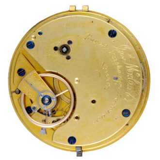 English gold Savage two-pin lever pocket watch Circa 1833 English gold Savage two-pin lever pocket watch Circa 1833