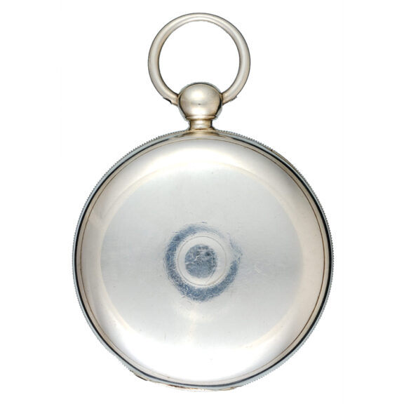 An English fusee lever in silver open face case 1837 An English fusee lever in silver open face case 1837