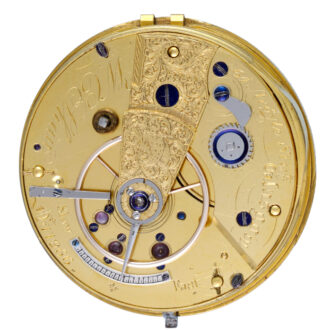 English fusee lever in gold open face case Circa 1840PA0274 - 3 English fusee lever in gold open face case Circa 1840