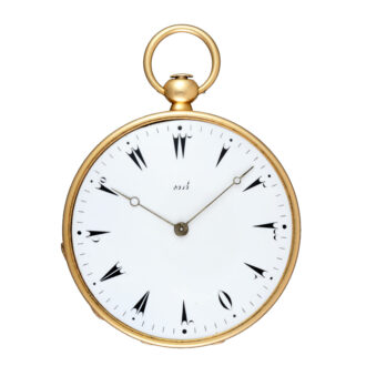 French cylinder by Leroy in gold open face case Circa 1840PA0277 - 1 French cylinder by Leroy in gold open face case Circa 1840
