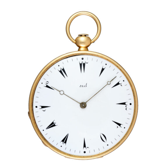 French cylinder by Leroy in gold open face case Circa 1840PA0277 - 1 French cylinder by Leroy in gold open face case Circa 1840
