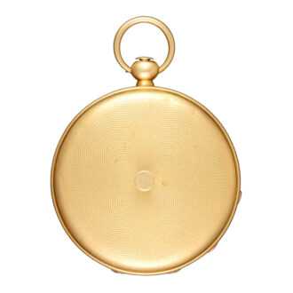French cylinder by Leroy in gold open face case Circa 1840 French cylinder by Leroy in gold open face case Circa 1840