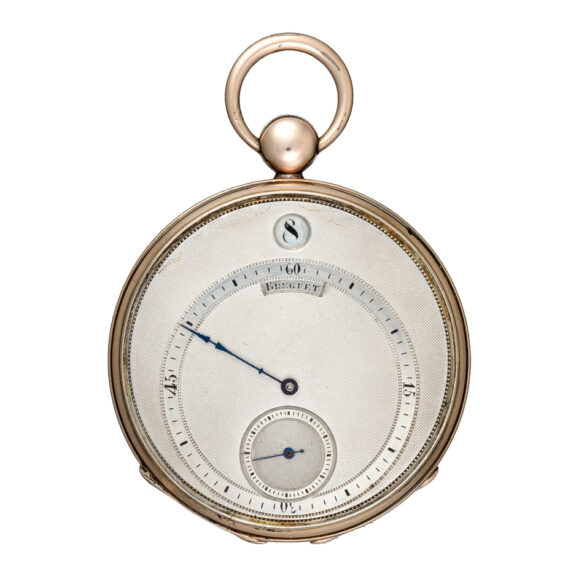 French cylinder with digital hours in silver, gold open face case Circa 1840 French cylinder with digital hours in silver, gold open face case Circa 1840