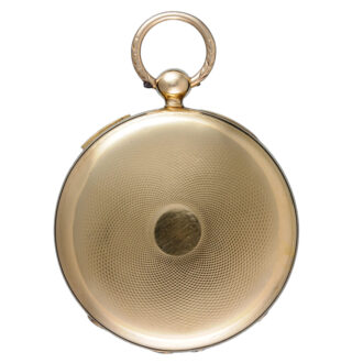 Gold English quarter repeating duplex by Frodsham 1846