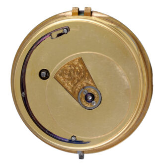 English lever with memorial dial in silver open face case 1848