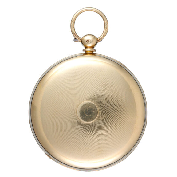 English fusee lever by Frodsham in gold open face case 1842 English fusee lever by Frodsham in gold open face case 1842