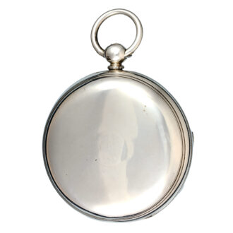 English Massey three lever in silver open face case Circa 1851