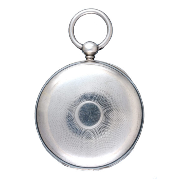 Irish fusee lever in silver open face case Circa 1858 Irish fusee lever in silver open face case Circa 1858