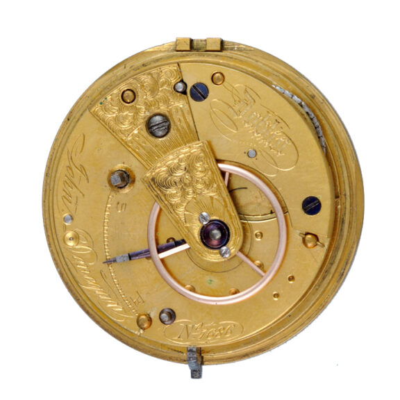 Irish fusee lever in silver open face case Circa 1858 Irish fusee lever in silver open face case Circa 1858