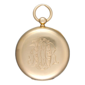 Gold English centre seconds fusee lever by Frodsham Circa 1868