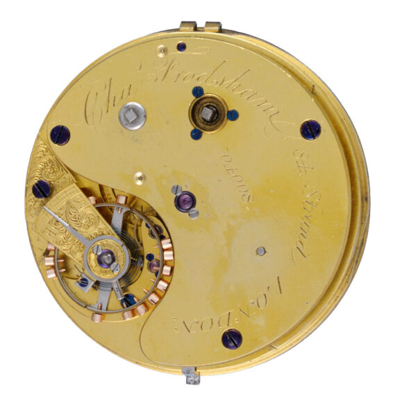 Gold English centre seconds fusee lever by Frodsham Circa 1868 Gold English centre seconds fusee lever by Frodsham Circa 1868